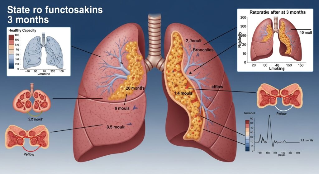 Lung Function at 3 Months After Quitting Smoking