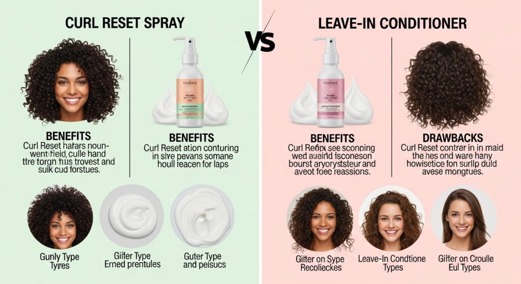 Curl Reset Spray vs Leave-In Conditioner: Which Works Better?