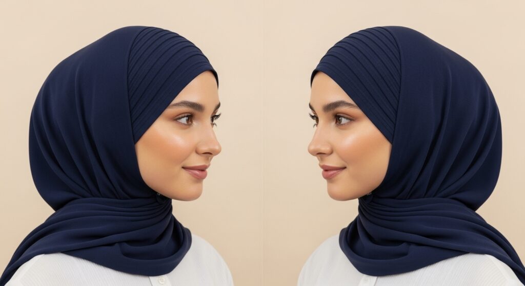 Round Face Shape - Perfect Hijab Wrapping Techniques