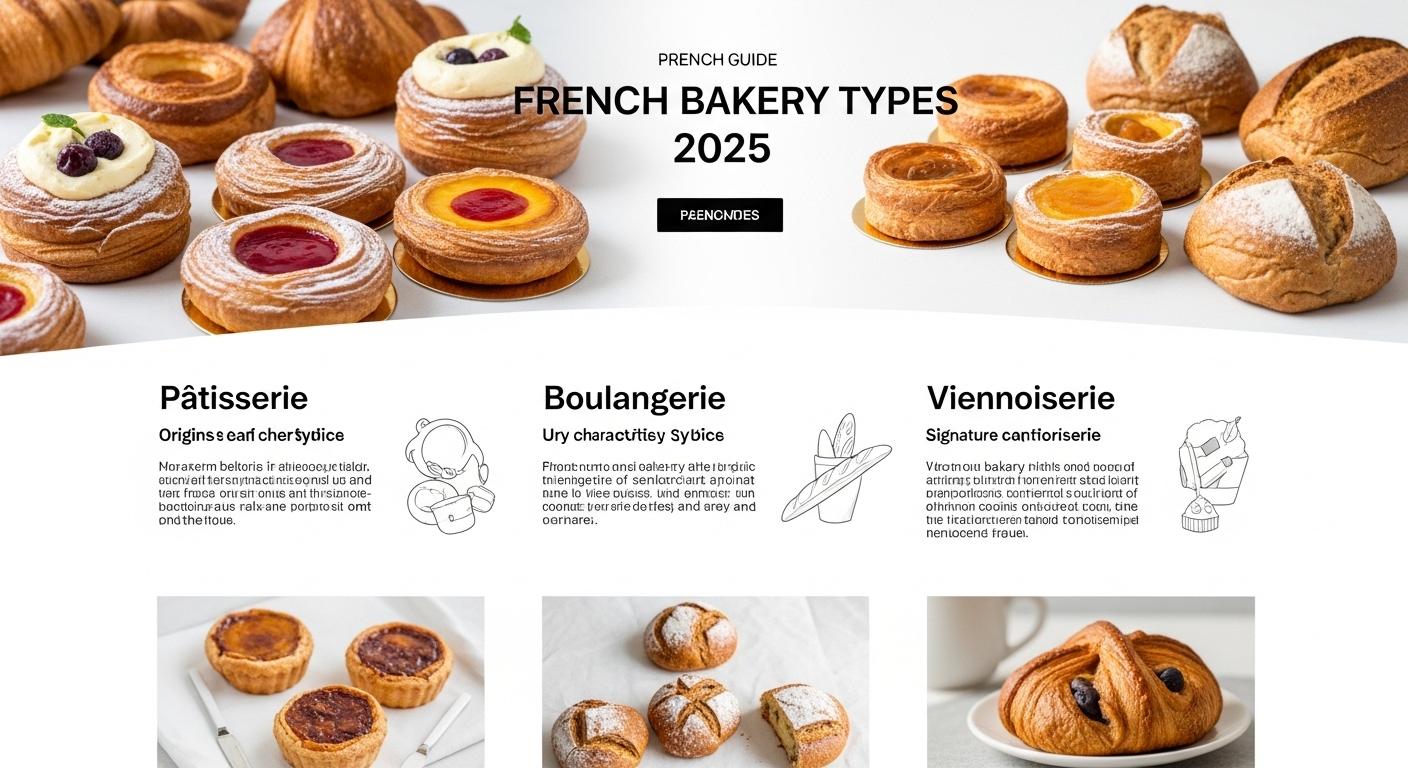 Pâtisserie vs Boulangerie vs Viennoiserie: Complete Guide to French Bakery Types 2025