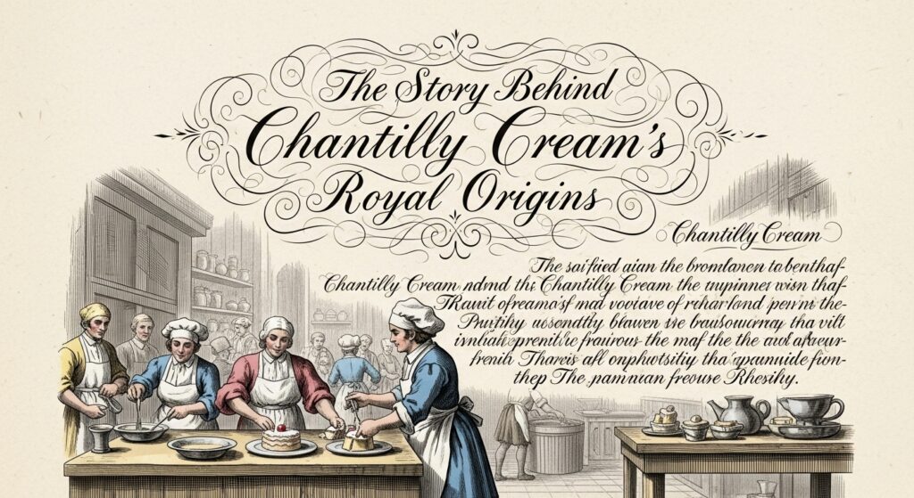 The Story Behind Chantilly Cream's Royal Origins